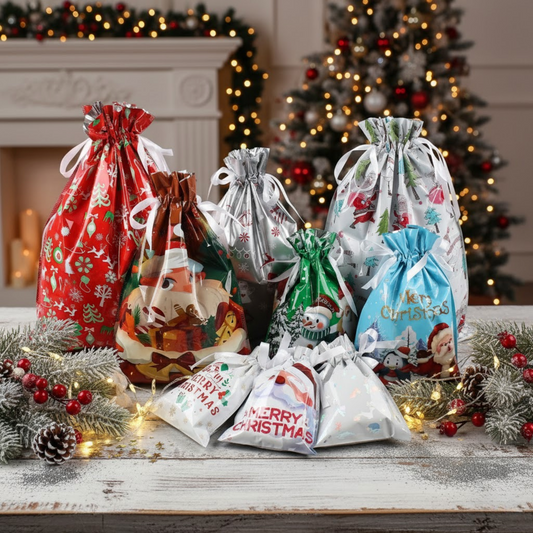 MerryWraps™ Holiday Gift Bag Kit - Wrap Beautifully in Seconds Without the Mess