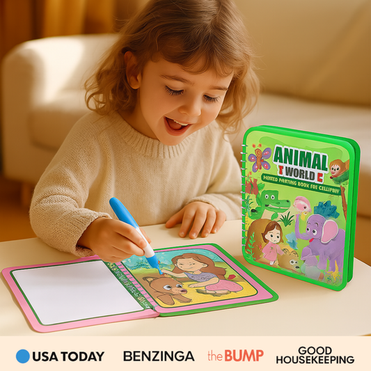 DoodleDry™ Mess-Free Reusable Water Coloring Book