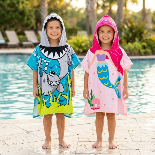 SplashRobe™ Hooded Towel Blumi Baby