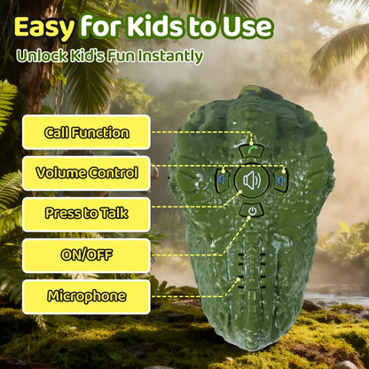 DinoTalk™ Wrist Walkie Talkies - Hands-Free Dino Adventure Play (2-Pack)