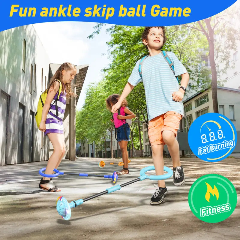 JumpGlow™ Smart Skip Ball - Tracks Jumps, Burns Energy & Makes Exercise Fun