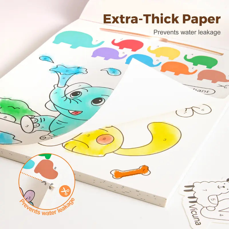 SplashBook™ Water Paint Set - Mess-Free Art That Keeps Kids Busy for Hours