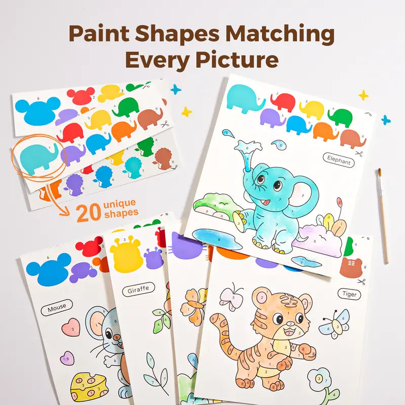 SplashBook™ Water Paint Set - Mess-Free Art That Keeps Kids Busy for Hours