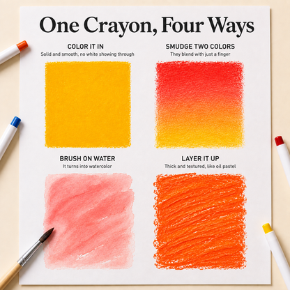 SilkyStix™ Crayons