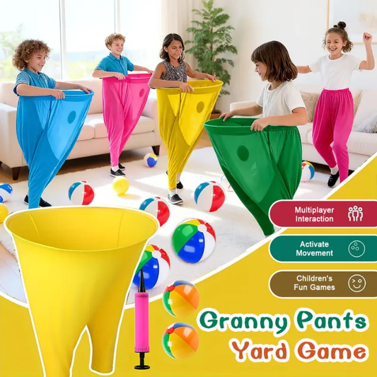 GrannyBouncePants™ Catch & Toss Game - Hilarious Screen-Free Fun for Kids and Grownups