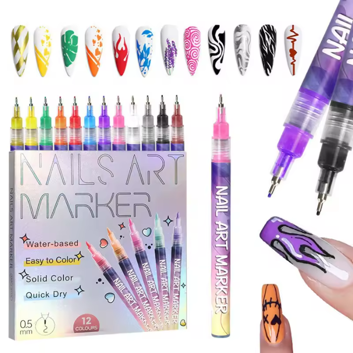 MagicMani™ Nail Art Pen Set - Quick-Dry, Mess-Free Creativity for Kids Blumi Baby