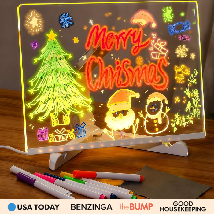 GlowSketch™ Light-Up Drawing Board - Inspires Creativity Without Screens