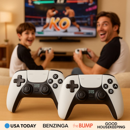 FamilyStick™ Console - 20,000+ Classic Games, Plug-and-Play, Family Gaming