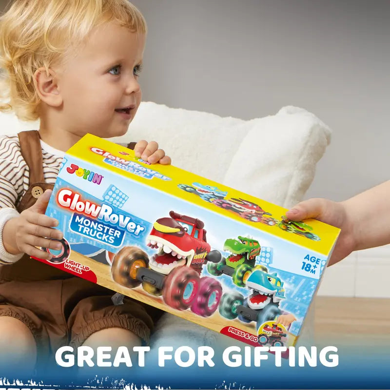GlowRacers™ - Light-Up Monster Trucks That Bring Joy to Every Little Racer
