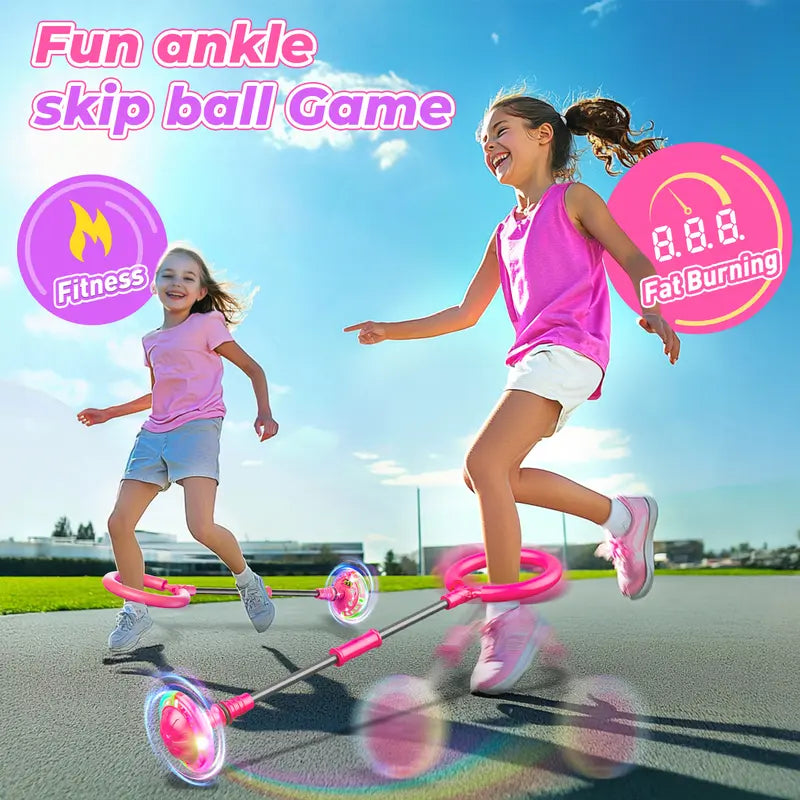 JumpGlow™ Smart Skip Ball - Tracks Jumps, Burns Energy & Makes Exercise Fun