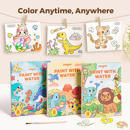 SplashBook™ Water Paint Set - Mess-Free Art That Keeps Kids Busy for Hours