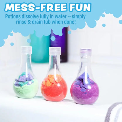 FizzLab™ Erupting Bath Potions - Color-Changing, Foaming Volcano Bath Bombs That Make Bath Time Magical